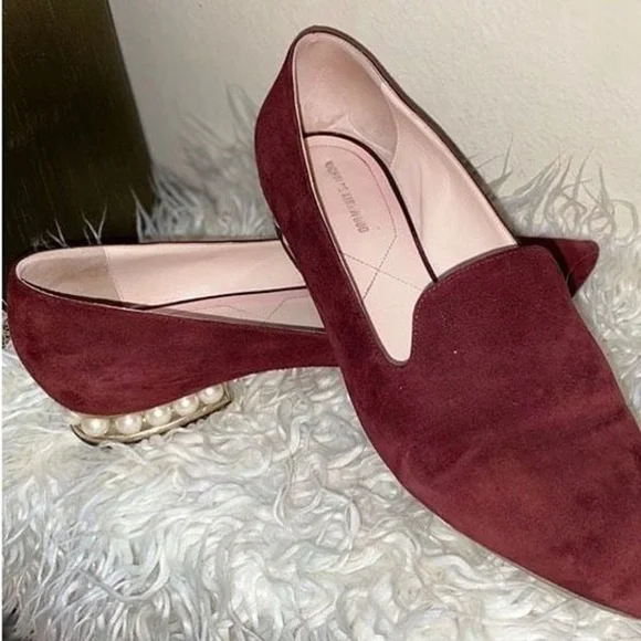 Nicholas Kirkwood Suede Loafers with pearl accents - Picture 5 of 11